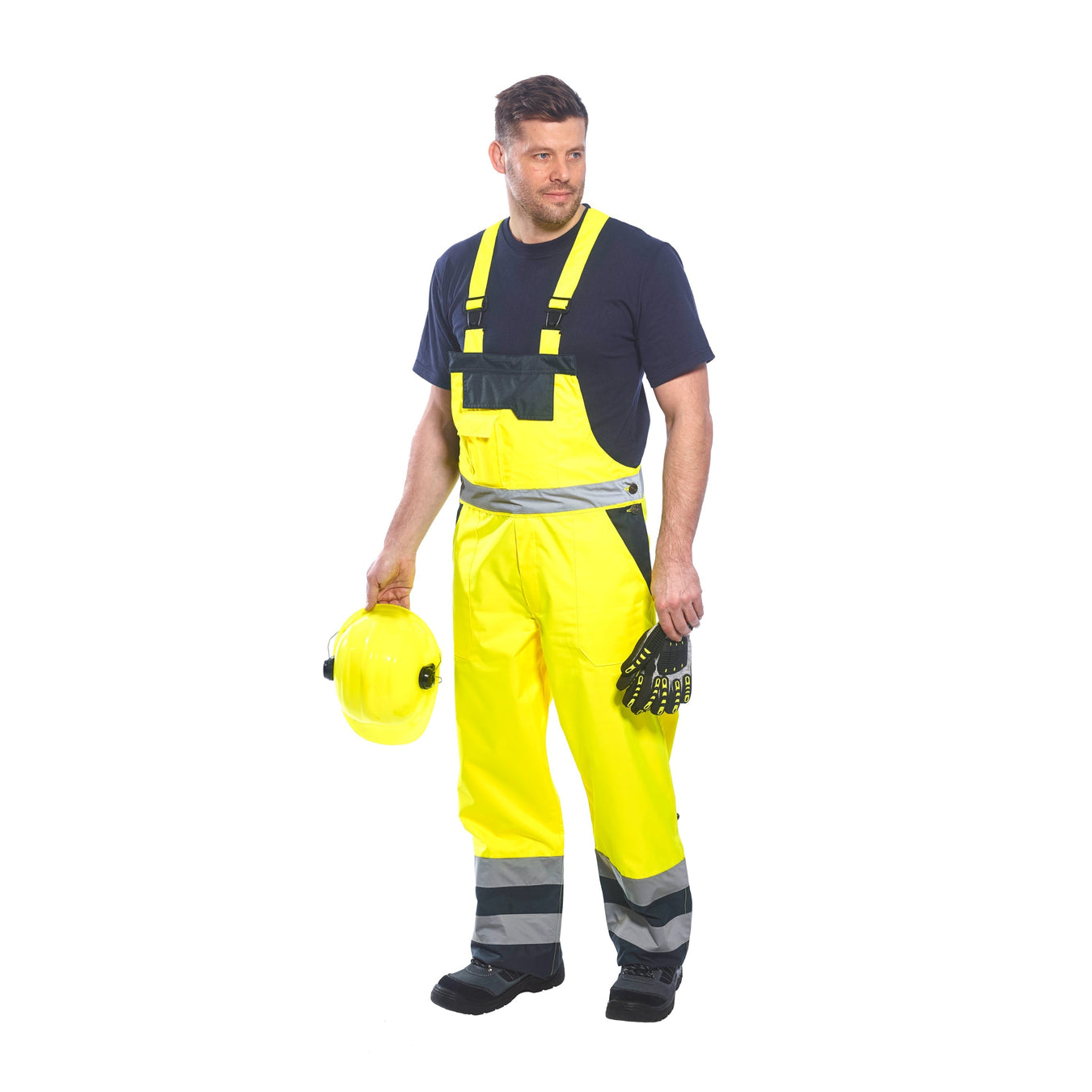 portwest high visibility overalls hi vis bib overall safety