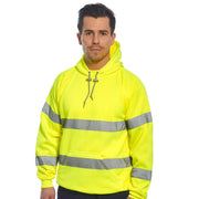 High visibility hoodies and hi vis hooded sweatshirts