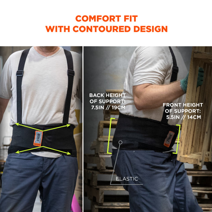 Ergodyne ProFlex Elastic Back Support Brace - 1650