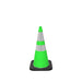 Enviro Cone 28" Traffic Cone - Lime - 7 Lbs - 6" + 4" 3M Reflective Collar