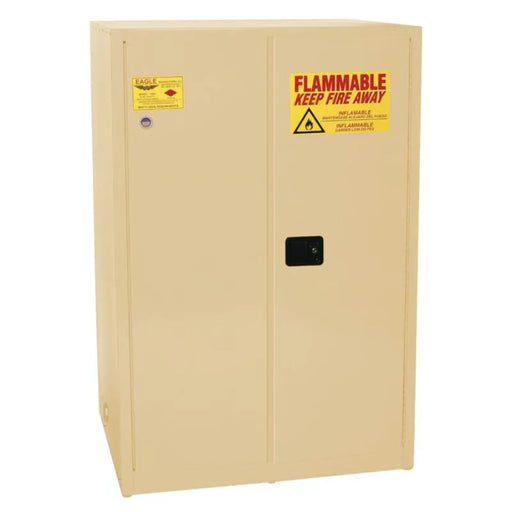 safety-storage-cabinet-90-gallon-flammable-2-manual-doors-2-shelves-beige