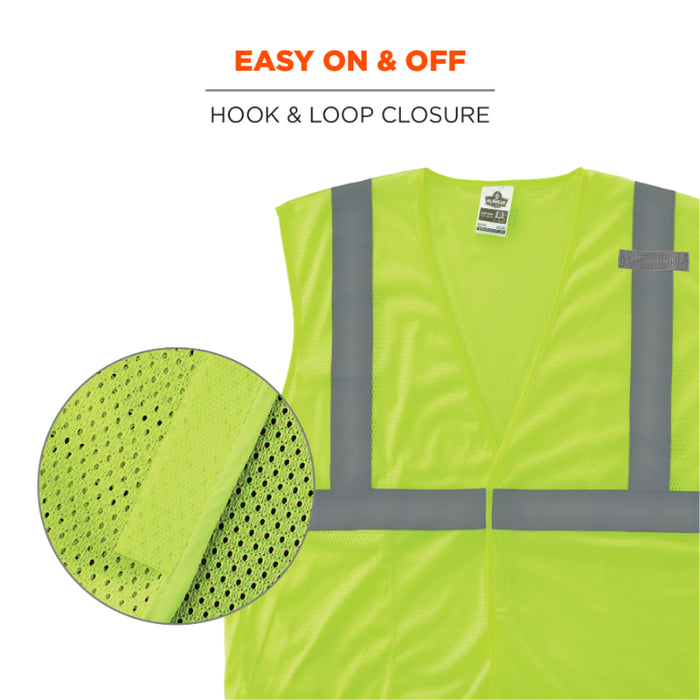 Ergodyne GloWear Mesh Hi-Vis Safety Vest - Type R Class 2 - 8210HL