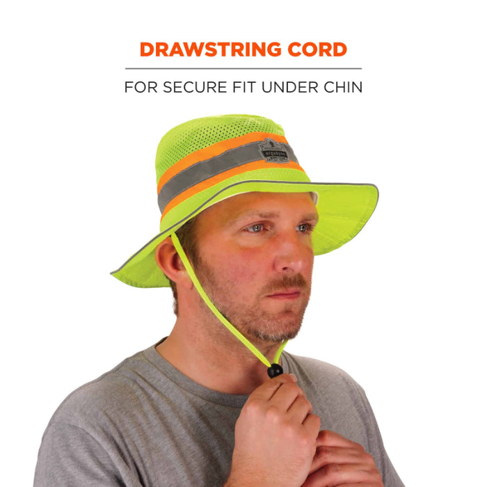 Ergodyne GloWear Hi-Vis Ranger Sun Hat - 8935