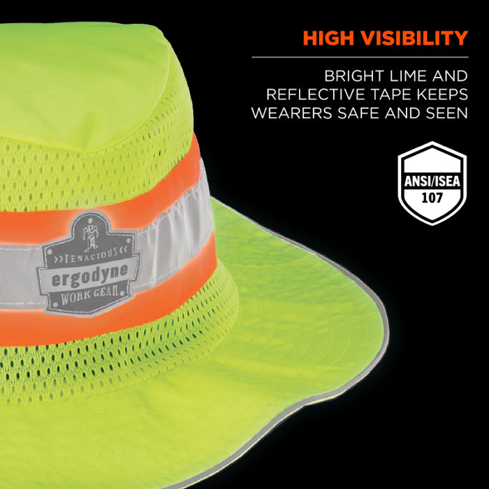 Ergodyne GloWear Hi-Vis Ranger Sun Hat - 8935