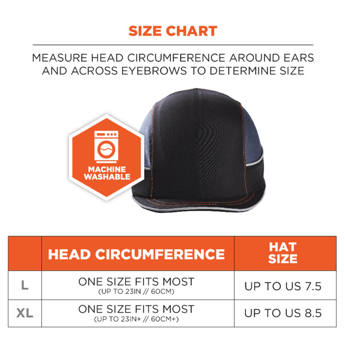 Ergodyne Skullerz Safety Bump Cap Hat - 8950