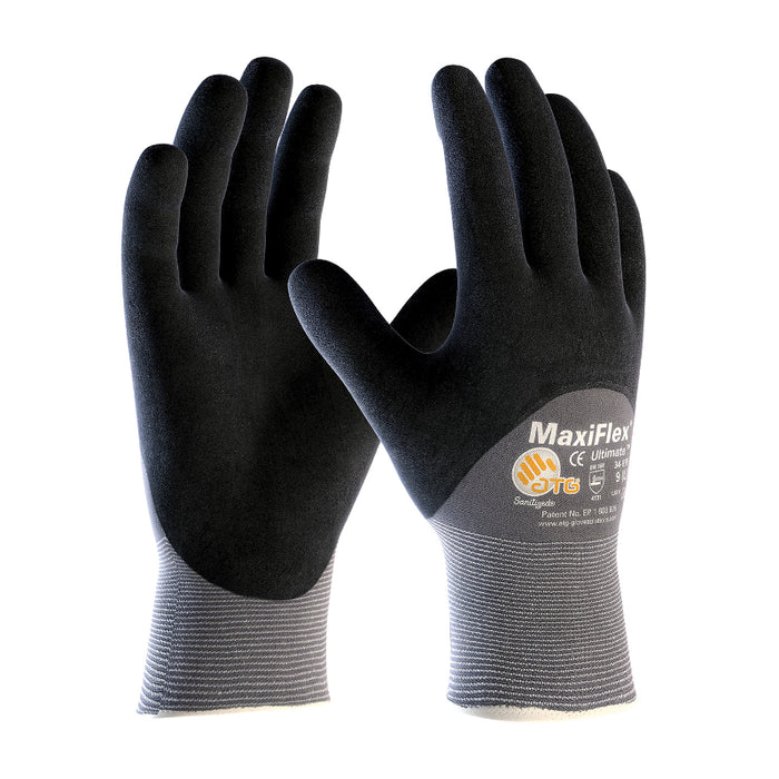 PIP® MaxiFlex® Ultimate™ Grip Safety Gloves - ANSI Cut Level 1 - Nitrile Coated - 34-875