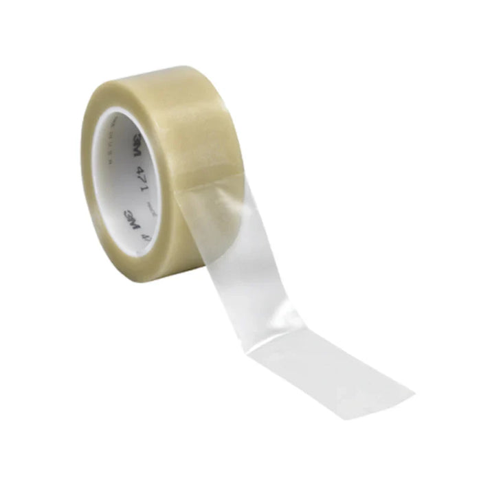 3M® 471 Premium Solid Tape - 5.2 Mil - 1" x 36 yds. - Clear