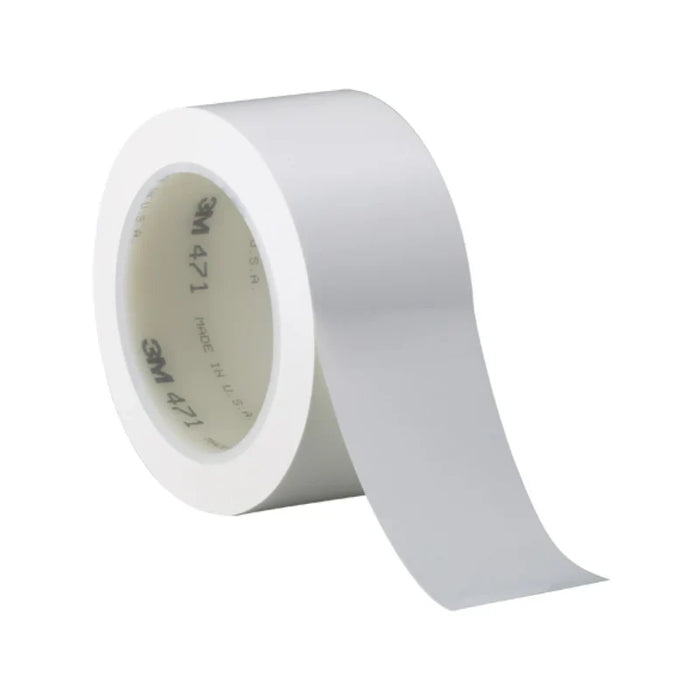 3M® 471 Premium Solid Tape - 5.2 Mil - 2" x 36 yds. - White