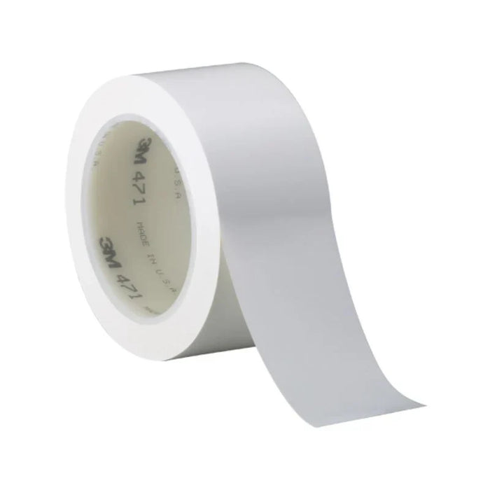 3M® 471 Premium Solid Tape - 5.2 Mil - 3" x 36 yds. - White