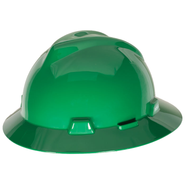 MSA V-Gard Full Brim Hard Hat - Fas-Trac Suspension