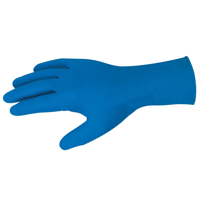 MCR® Medtech Disposable Latex Exam Gloves - 11 Mil - Powder Free - 50 pcs - Blue - 5049