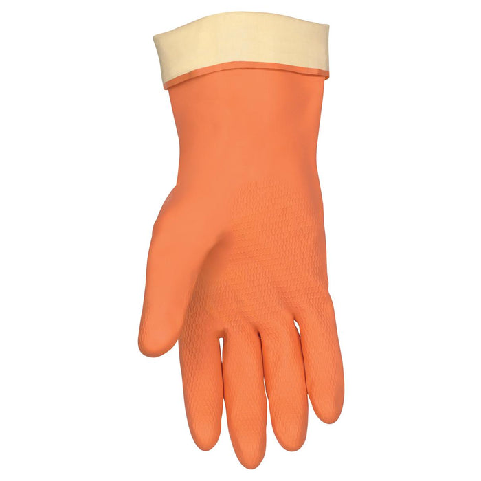 MCR Safety Unsupported Neoprene/Latex Blend Gloves - 28 mil - Flock Lined - Straight Cuff - 5430