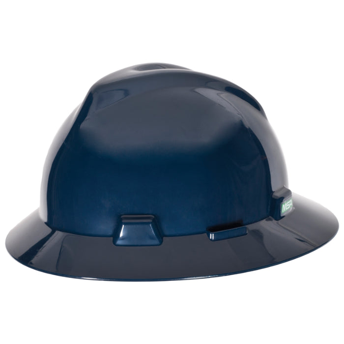 MSA V-Gard Full Brim Hard Hat - Fas-Trac Suspension