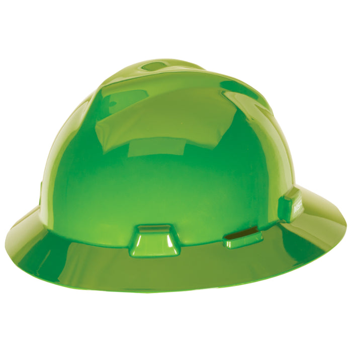 MSA V-Gard Full Brim Hard Hat - Fas-Trac Suspension