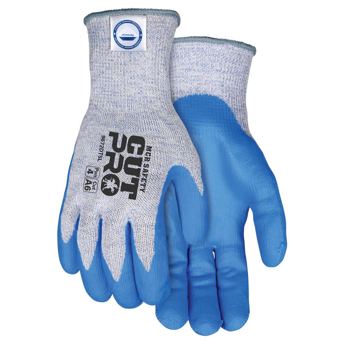 MCR Safety Diamond Tech Gloves - 10 Gauge Dyneema DT/Steel Shell - Nitrile Coated - 9672DT5