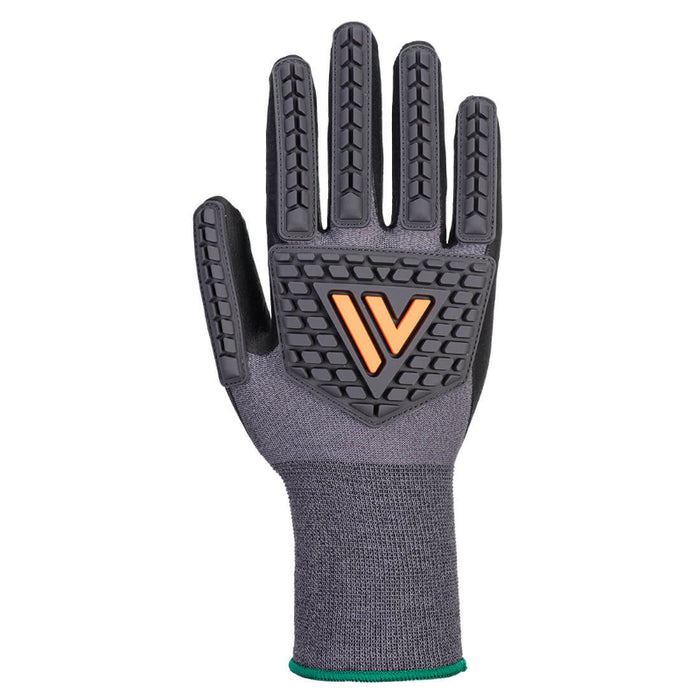 Portwest® Grip 15 Nitrile Impact Glove - Black - A715