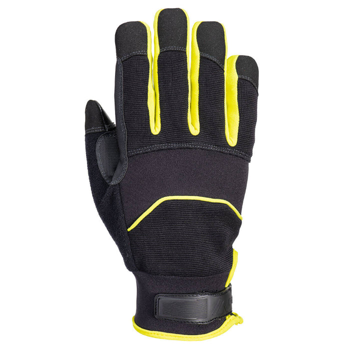 Portwest® Needle Resistant Glove - Black / Yellow - A792