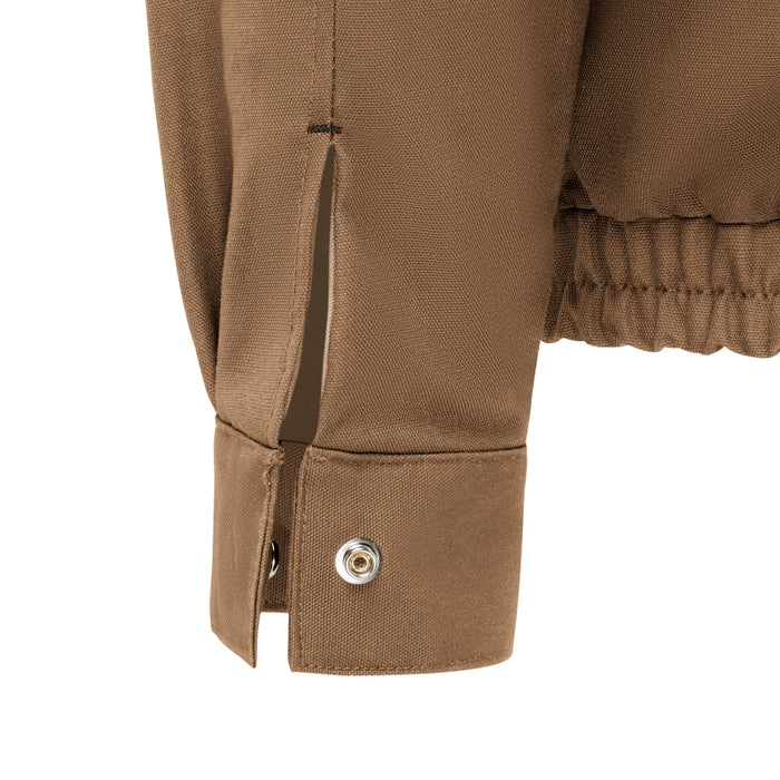 Bulwark® Men's Heavyweight FR Brown Duck Hooded Jacket - JLH4BD