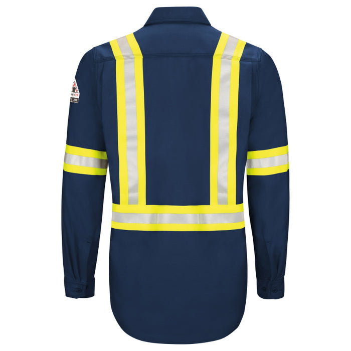 Bulwark® iQ Series® Endurance Men's FR Enhanced Visibility Work Shirt - QS40