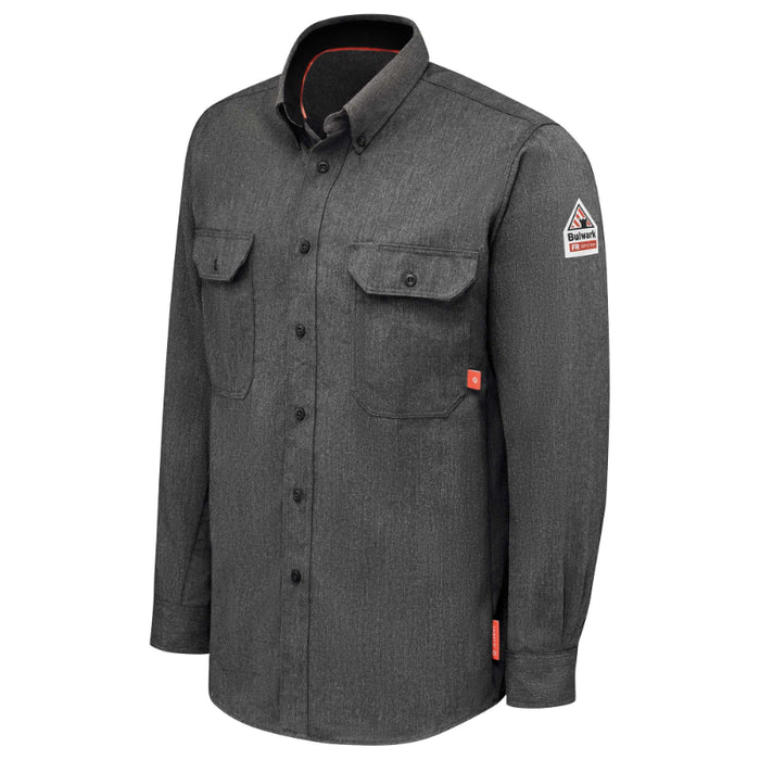 Bulwark® iQ Series® Comfort Woven Men's Lightweight FR Shirt - QS50