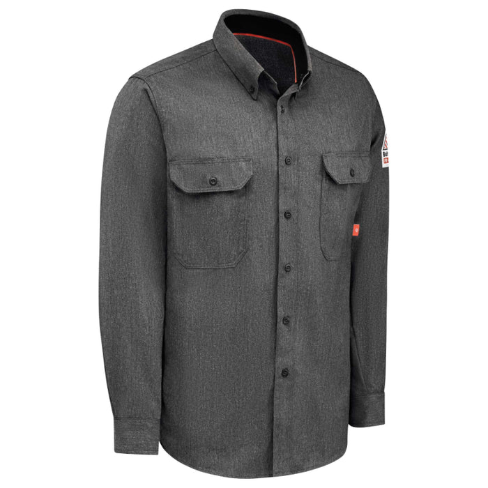 Bulwark® iQ Series® Comfort Woven Men's Lightweight FR Shirt - QS50