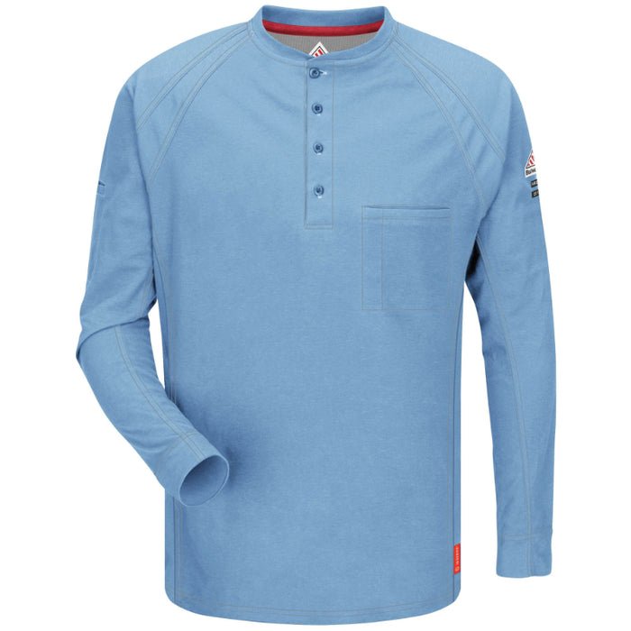 Bulwark® iQ Series® Comfort Knit Men's FR Henley Shirt - QT20