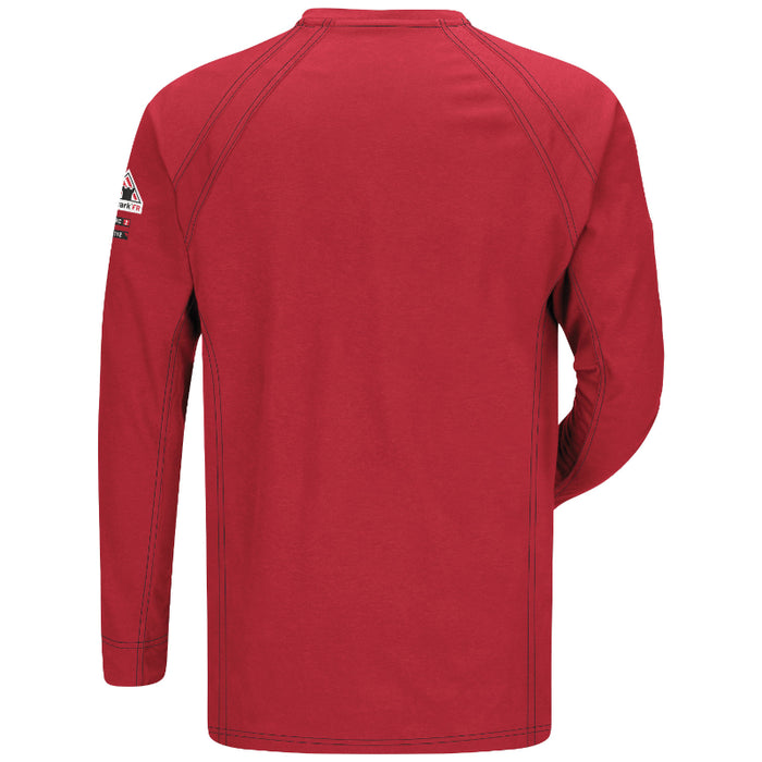 Bulwark® iQ Series® Comfort Knit Men's FR Henley Shirt - QT20