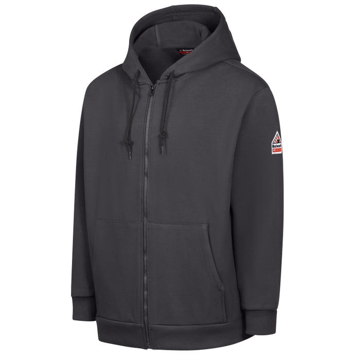 Bulwark® Men's Fleece FR Zip-Front Hooded Sweatshirt - SEH4