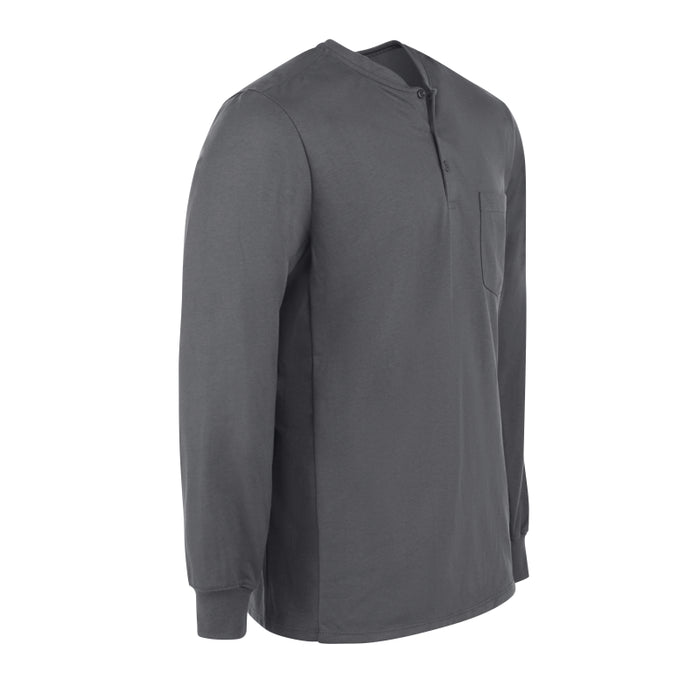 Bulwark® FR Men's Lightweight Long Sleeve Henley Shirt - SEL2