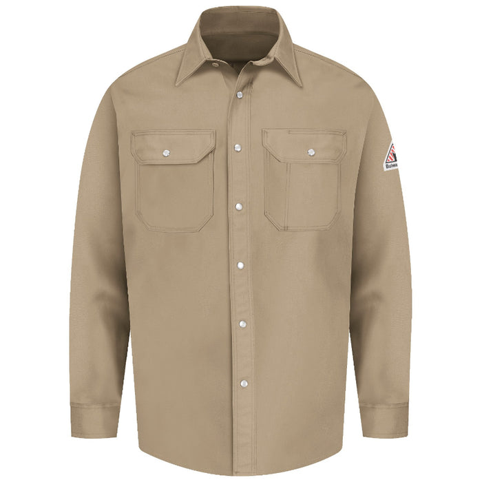 Bulwark® Men's Midweight Excel FR Snap-Front Uniform Shirt - SES2