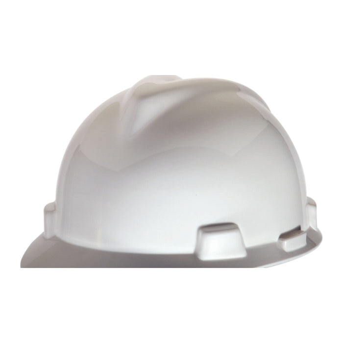 MSA Super-V Cap Style Hard Hat - Fas-Trac Suspension - White