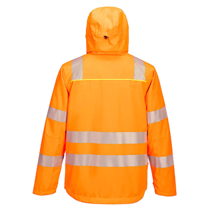 Portwest® DX4 Hi Vis Shell Waterproof Rain Safety Jacket - DX462