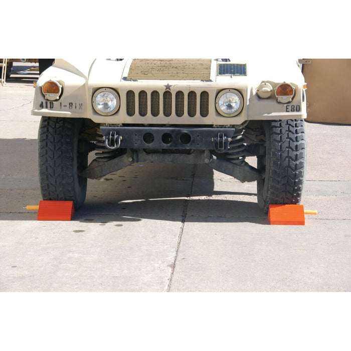 General-Purpose Utility Wheel Chock -  32" Max Tire Diameter - 30,000 Lbs Capacity - UC1400-4.5