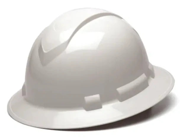 Pyramex® Ridgeline Full Brim Low Profile Hard Hat-4-Point Ratchet Suspension - HP541