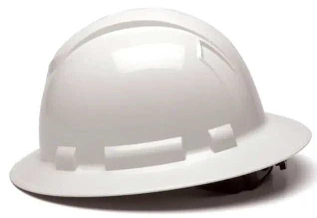 Pyramex® Ridgeline Full Brim Low Profile Hard Hat-4-Point Ratchet Suspension - HP541