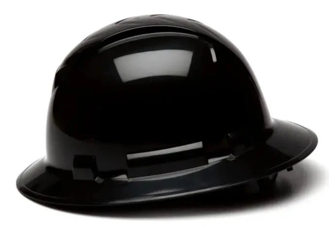 Pyramex® Ridgeline Full Brim Low Profile Hard Hat-4-Point Ratchet Suspension - HP541