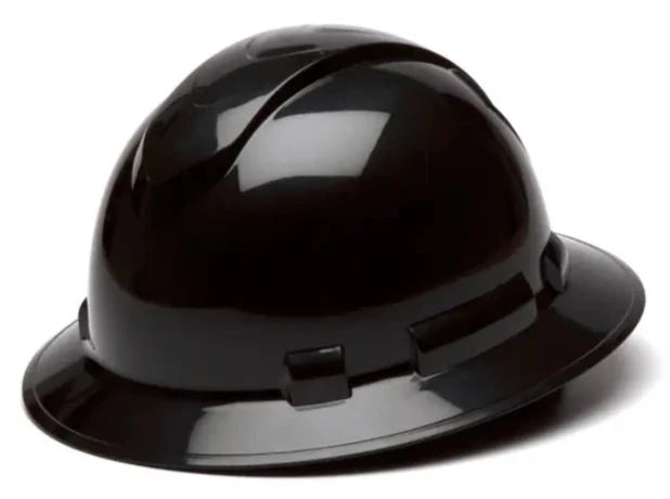 Pyramex® Ridgeline Full Brim Low Profile Hard Hat-4-Point Ratchet Suspension - HP541