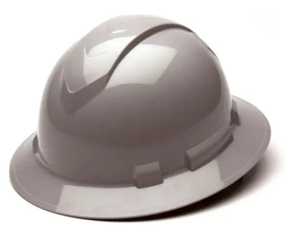 Pyramex® Ridgeline Full Brim Low Profile Hard Hat-4-Point Ratchet Suspension - HP541