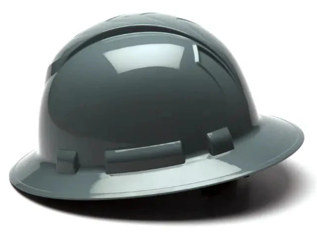 Pyramex® Ridgeline Full Brim Low Profile Hard Hat-4-Point Ratchet Suspension - HP541