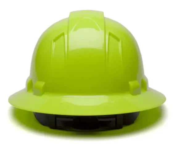 Pyramex® Ridgeline Full Brim Low Profile Hard Hat-4-Point Ratchet Suspension - HP541