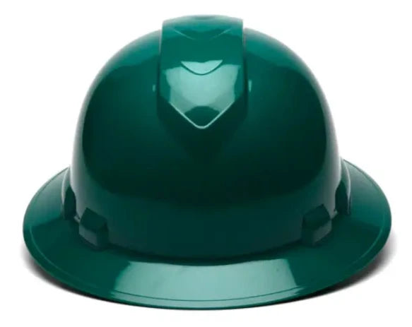 Pyramex® Ridgeline Full Brim Low Profile Hard Hat-4-Point Ratchet Suspension - HP541