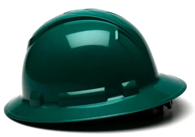 Pyramex® Ridgeline Full Brim Low Profile Hard Hat-4-Point Ratchet Suspension - HP541