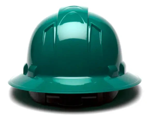 Pyramex® Ridgeline Full Brim Low Profile Hard Hat-4-Point Ratchet Suspension - HP541