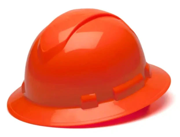 Pyramex® Ridgeline Full Brim Low Profile Hard Hat-4-Point Ratchet Suspension - HP541