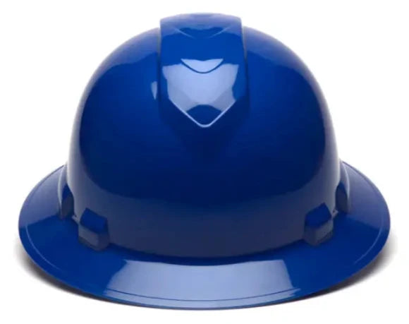 Pyramex® Ridgeline Full Brim Low Profile Hard Hat-4-Point Ratchet Suspension - HP541