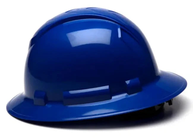 Pyramex® Ridgeline Full Brim Low Profile Hard Hat-4-Point Ratchet Suspension - HP541