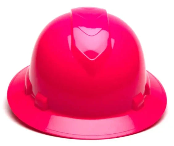 Pyramex® Ridgeline Full Brim Low Profile Hard Hat-4-Point Ratchet Suspension - HP541