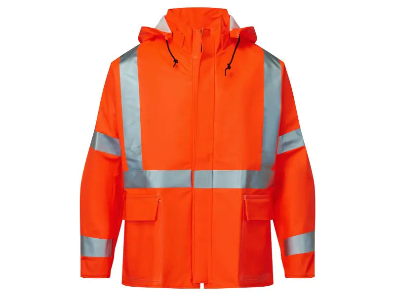 Portwest® Flexarc 10 Oz Flame Resistant Rain Jacket - X Back - Orange - I7215SJ