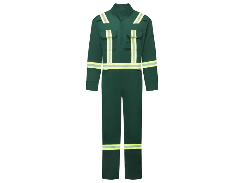 Portwest® Ultrasoft 7 oz Flame Resistant Two-way Breakaway Brass Zip Deluxe Coverall - X Back - IUS102