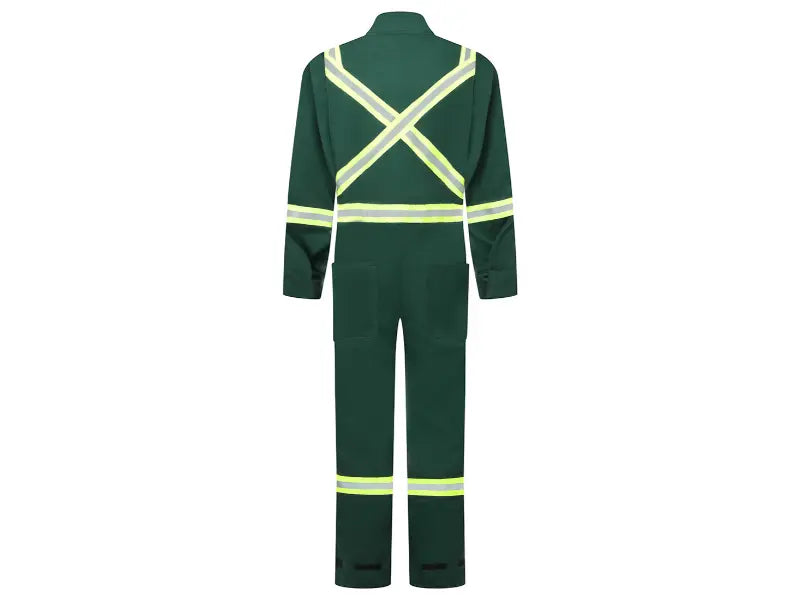 Portwest® Ultrasoft 7 oz Flame Resistant Two-way Breakaway Brass Zip Deluxe Coverall - X Back - IUS102